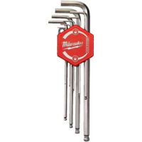 Set de unelte de mână Milwaukee 4932478621 Set 9 bucăți de cheie imbus HEX