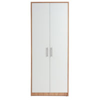 Dulap Andra Gama Eterna Alb platină, Stejar sălbatic