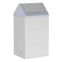 Урна для мусора Hydro S INOX/Plastic, cu capac SWING, 36 L 0430028