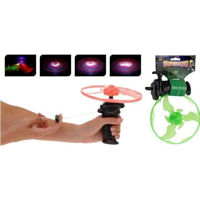 Игрушка Promstore 27854 Пистолет -метатель светящихся дисков UFO D16cm