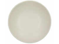 Farfurie 20cm adinca Rustical Beige, din ceramica