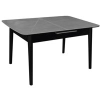 Стол Deco Granna Grey + Black Legs