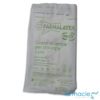 Manusi sterile latex Farmalatex fara talc marimea 6,5 N2 (TVA 8%)