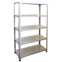 Cтеллаж складской УХЛ-МАШ МС-18-01уп Стеллаж модульный металлический (1840x970x390) (5 полок)