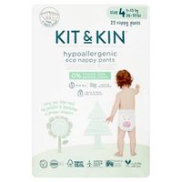 Гипоаллергенные экологические подгузники-трусики Kit&Kin 4 (9-15 кг) 22 шт