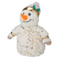 Новогодний декор Promstore 16082 Jucarie de plus Om de zapada cu sclipici aurii, 38 cm