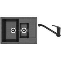 Мойка кухонная со смесителем Dr.Gans Astra 760K + SanDonna F 1066 negru