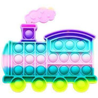 Игрушка Promstore 14151 Игрушка антистресс Pop It Поезд 14x13cm