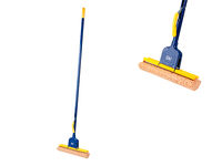 Mop cu storcator "role" DSV Modern, duza din porolon 34cm, maner metalic 132cm