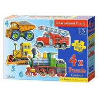 Головоломка Castorland Puzzle B-04133 4in1 (4pcs, 5pcs, 6pcs, 7pcs)