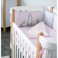 Lenjerie de pat pentru copii Veres 217.12 Summer bunny pink -new (6ед.)
