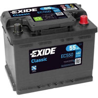 Автомобильный аккумулятор Exide CLASSIC 12V 55Ah 460EN 242x175x190 -/+ (EC550)