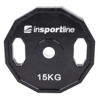 Гантель inSPORTline 5209 Disc d=30 mm metal cauciuc 15 kg 15892 Ruberton