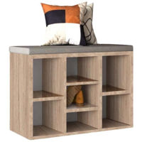 Raft pentru încălțăminte Mobildor-Lux Aspect (79x30x48H cm) Sonoma