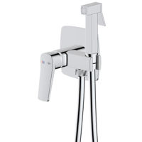 Смеситель для биде kfa armatura Malaga встраиваемый в стену, хром (124012)