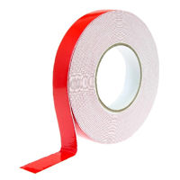 SCROLL MIRROR Banda dublu adeziva pe suport de burete 1mm*6mm*25m