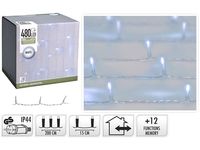 Luminite de Craciun "Turturi" 480LED alb, 2X3m, 12regime