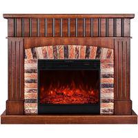 Șemineu electric ArtFlame Giselle & Mirabella, 1200х1450х320 mm, Nuc inchis