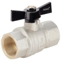 Запорная арматура Ferro Шаровой кран для воды Premium PN40 3/4" FF KMH2