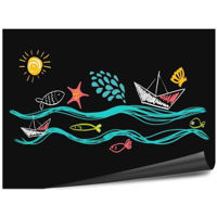 Набор для творчества Deli DL50001 Pelicula pentru creta 600x900x0.5mm, neagra