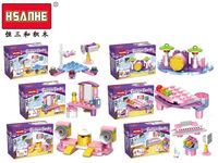 Конструктор HSANHE fashion family-мини 9.5X7X4.4cm, 6 видов