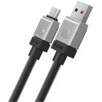 Кабель для моб. устройства Baseus CAKW000701 CoolPlay Series USB-A to Type-C 5A 100W 2m, Black
