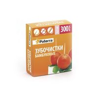 Paterra зубочистки бамбуковые, 300 шт.