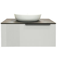 Шкаф под умывальник Bayro подвесной Torino 800 под столешницу белый мат