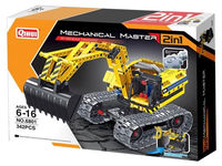 6801, XTech Bricks: 2in1, Construction Excavator & Robot, 342 pcs