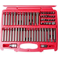Набор головок, бит, насадок JTC JTC-3509 вставки (биты) TORX, HEX, SPLINE, RIBE (58 предм.)