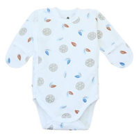 Детская одежда Minikin 231530156 Боди MIX 56см Белый c узором