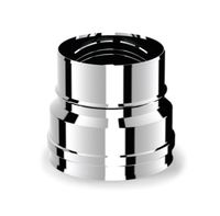 Ø130x150 Переход неутеплённый F-F (inox 304)