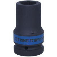 Набор головок, бит, насадок King Tony 843527M головка торцевая ударная глубокая 1" 27мм