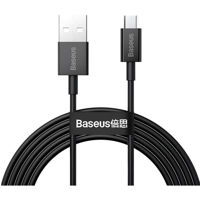 Кабель для моб. устройства Baseus CAMYS-A01 USB to Micro USB 2A 2m Superior Series, Black