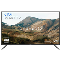 43" LED SMART TV KIVI 43U730QB, Real 4K, 3840x2160, Android TV, Black