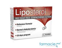 Liposterol (Monacolina K 10mg) (colesterol control, program 30 zile) comp. N30 3Chenes