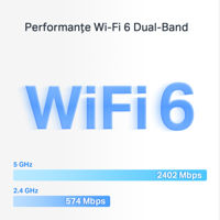 Whole-Home Mesh Dual Band Wi-Fi 6 System MERCUSYS, "Halo H80X(3-pack)", 3000Mbps, MU-MIMO,Gbit Ports