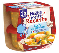 Legume cu peste in sos curry Nestle (12+ luni) 2 x 200 g