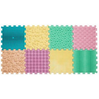 Коврик игровой Ortek 13241 Covoras masaj picioare - Pastel Mix 12741 (8 buc)