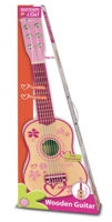 Музыкальная игрушка Bontempi 45210 Chitara clasica lemn roz 55 cm