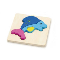 Головоломка Viga 59934 Mini puzzle cu diferite forme Pește