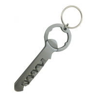 Breloc Munkees 3-function Corkscrew Opener SS, 3456