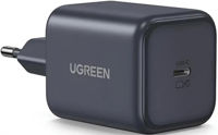 Зарядное устройство сетевое Ugreen 65052 GaN Charger 1xType-C 45W X524, Black