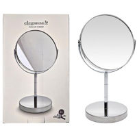 Косметическое зеркало Eleganza 51418 Oglinda D14cm cu suport metalic dublu-față