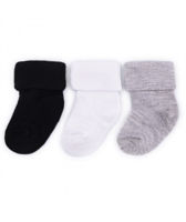 Ciorapei pentru copii 3 perechi (0+) grey