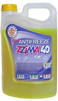 Антифриз Zzima 40 5L желтый (4.240кг)