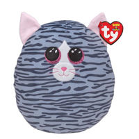 Jucărie de pluș TY TY39290 Pisică gri cu dungi Kiki 22cm