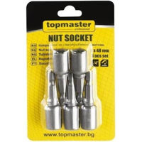 Набор головок, бит, насадок Topmaster 338620 трубчатые биты 8х48мм (магнит)