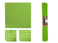Коврик для душа 54X54cm MSV Premium "Квадраты" зеленый,резин