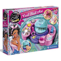 Набор для творчества Clementoni Set de creativitate Designer de unghii GLOW Crazy Chic (18689)